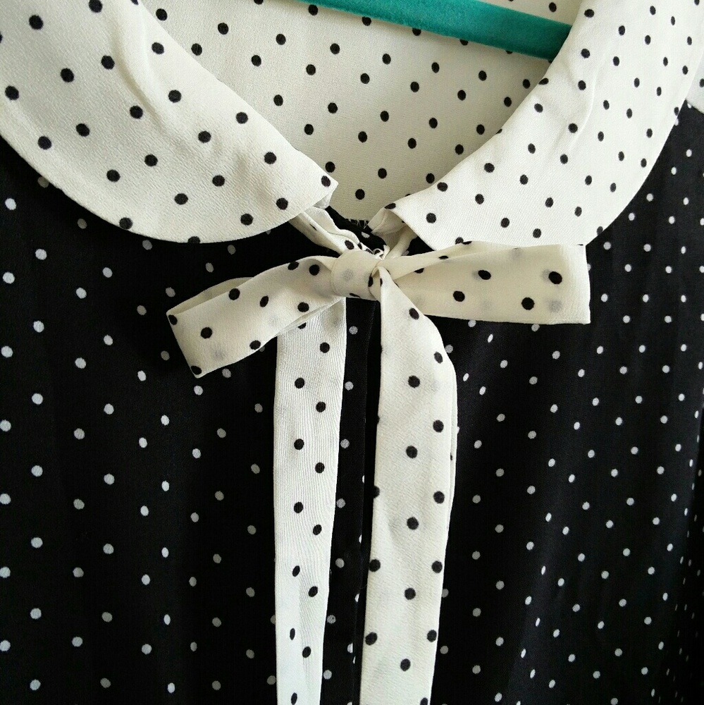 Modcloth Tie Front Top